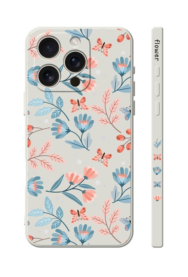 Levně Kryt TopQ Design iPhone 16 Pro Max Romantické kvítky 130797 (pouzdro neboli obal na mobil iPhone 16 Pro Max)