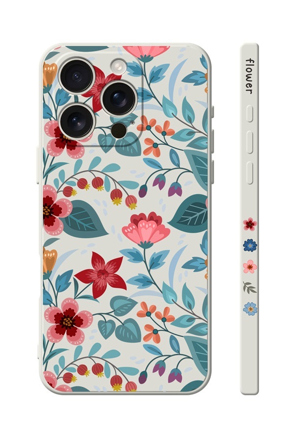 Levně Kryt TopQ Design iPhone 16 Pro Max Podzimní kvítí 130798 (pouzdro neboli obal na mobil iPhone 16 Pro Max)