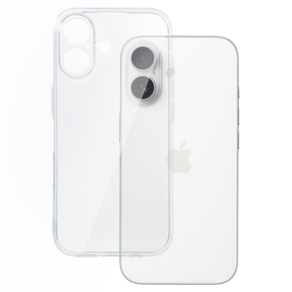 Zadní kryt pro iPhone 17 2 mm průhledný