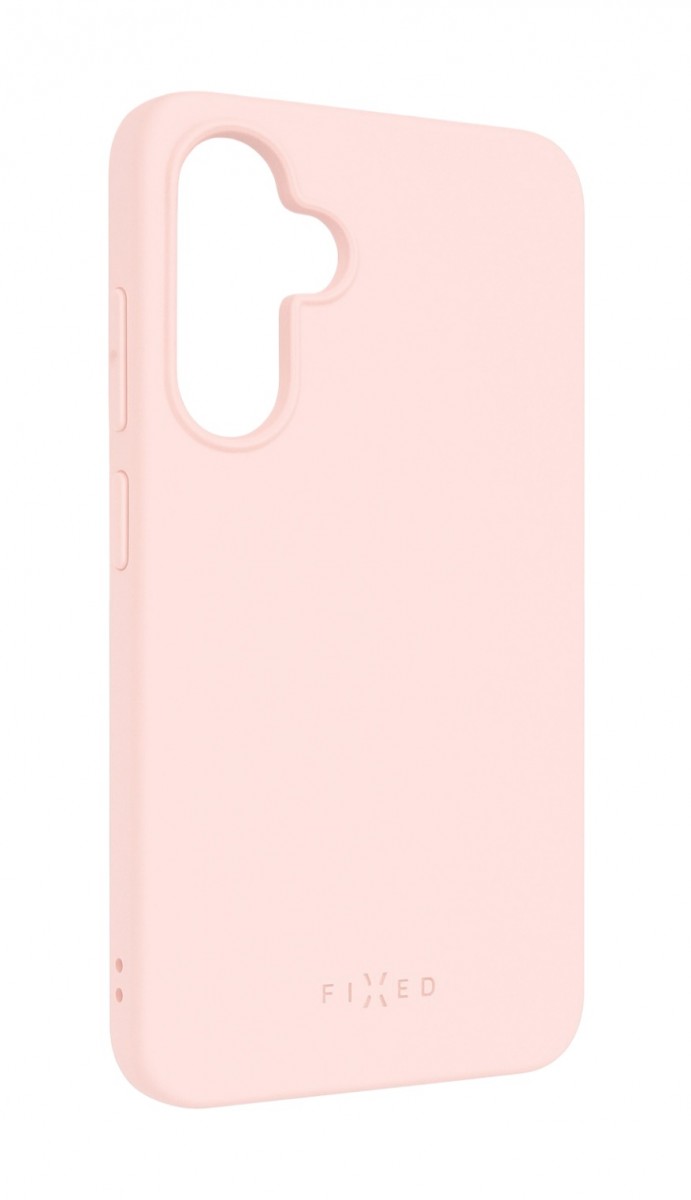 Zadní pogumovaný kryt FIXED Story pro Samsung Galaxy A17 4G/5G, růžový