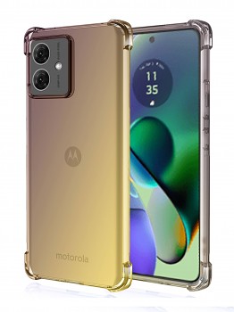 Zadní kryt na Motorola Moto G54 5G Shock duhový purpurovo-žlutý
