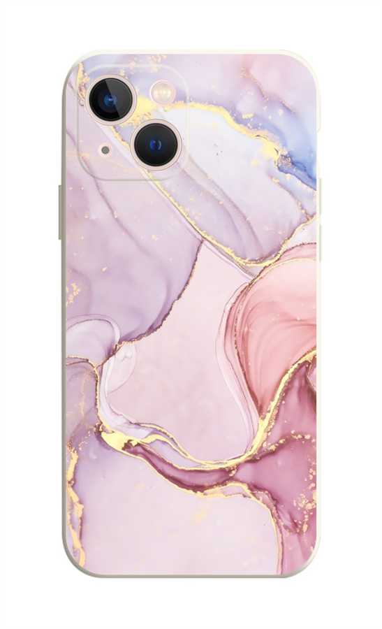 Zadní kryt na iPhone 15 Mramor růžový
