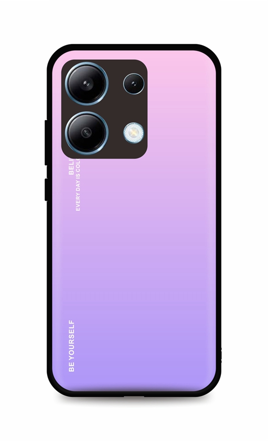 Zadní pevný kryt LUXURY na Xiaomi Redmi Note 13 duhový růžový