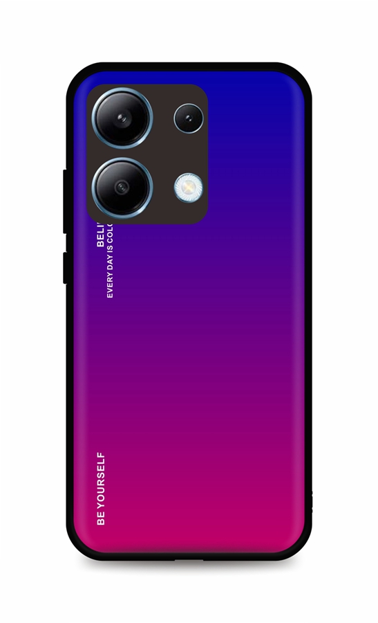 Levně Kryt TopQ LUXURY Xiaomi Redmi Note 13 pevný duhový fialový 120975 (pouzdro neboli obal na mobil Xiaomi Redmi Note 13)