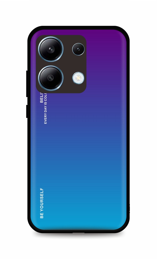 Zadní pevný kryt LUXURY na Xiaomi Redmi Note 13 duhový purpurový