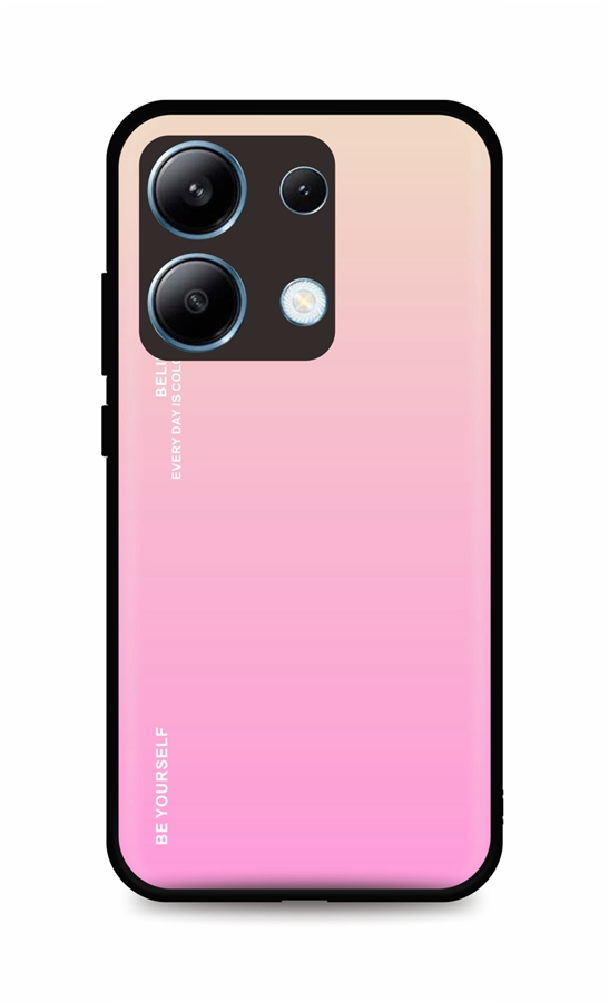 Levně Kryt TopQ LUXURY Xiaomi Redmi Note 13 pevný duhový meruňkový 120977 (pouzdro neboli obal na mobil Xiaomi Redmi Note 13)