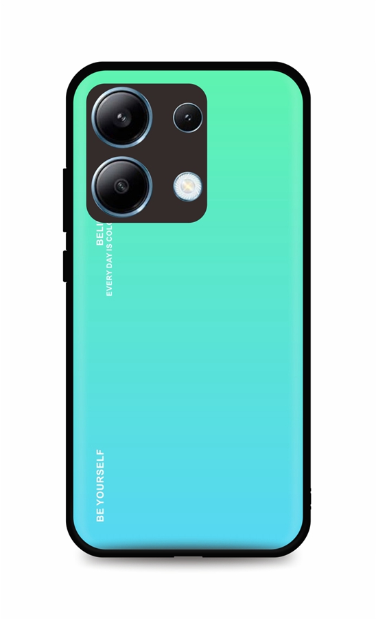 Levně Kryt TopQ LUXURY Xiaomi Redmi Note 13 pevný duhový zelený 120978 (pouzdro neboli obal na mobil Xiaomi Redmi Note 13)
