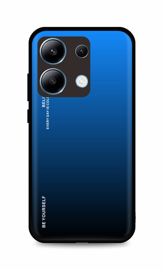 Levně Kryt TopQ LUXURY Xiaomi Redmi Note 13 pevný duhový modrý 120979 (pouzdro neboli obal na mobil Xiaomi Redmi Note 13)
