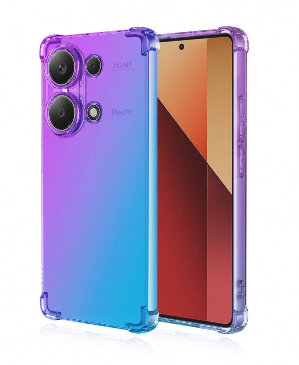 Levně Kryt TopQ Xiaomi Redmi Note 13 Pro Shock duhový fialovo-modrý 120982 (pouzdro neboli obal na mobil Xiaomi Redmi Note 13 Pro)