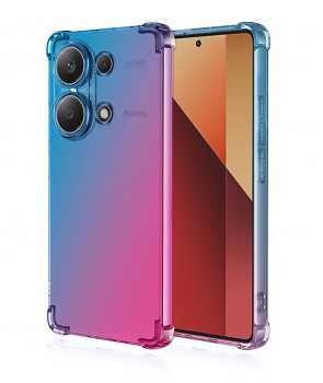 Zadní kryt na Xiaomi Redmi Note 13 Pro Shock duhový modro-růžový