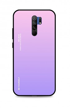 Zadní pevný kryt LUXURY na Xiaomi Redmi 9 duhový růžový