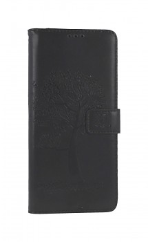 Knížkové pouzdro na Xiaomi Redmi 10C Černý strom sovičky