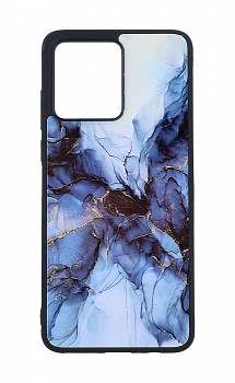 Zadní pevný kryt Marble na Motorola Moto G54 5G Smoky Blue