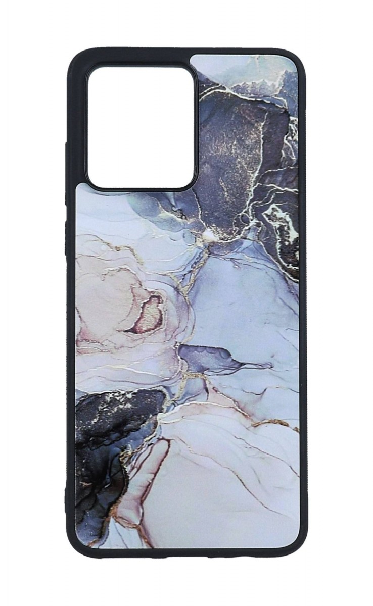Levně Kryt TopQ Marble Motorola Moto G84 5G pevný Smoky Color 121029 (pouzdro neboli obal na mobil Motorola Moto G84 5G)
