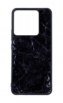 Zadní pevný kryt Marble na Xiaomi Redmi Note 13 5G Smoky Black