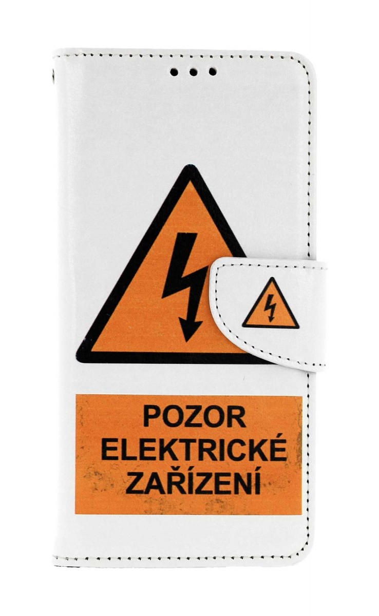 Knížkové pouzdro na Xiaomi Redmi 9 Pozor elektrické zařízení