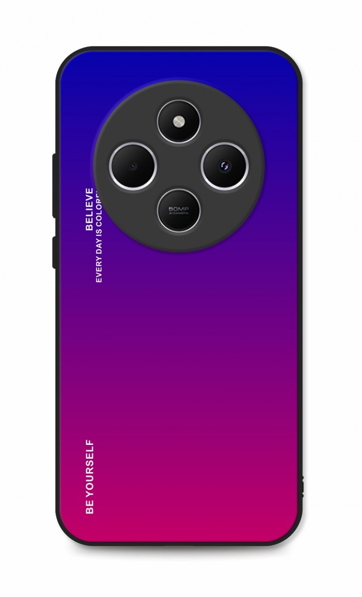 Levně Kryt TopQ LUXURY Xiaomi Redmi 14C pevný duhový fialový 131173 (pouzdro neboli obal na mobil Xiaomi Redmi 14C)