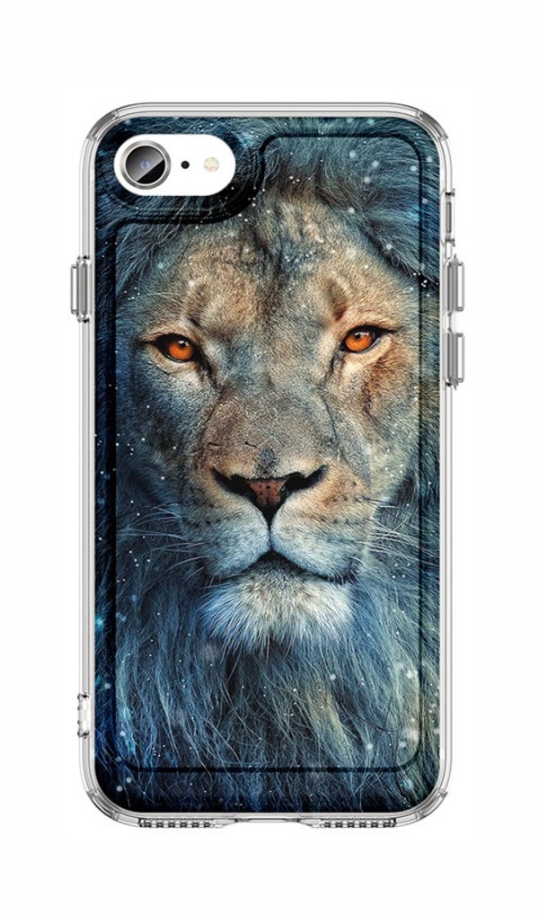 Zadní pevný kryt Image na iPhone SE 2020 Kouzelný lev