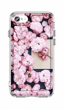 Zadní pevný kryt Image na iPhone SE 2020 Růžové květy