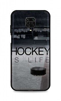 Zadní silikonový kryt DARK na Xiaomi Redmi Note 9 PRO Hockey Is Life