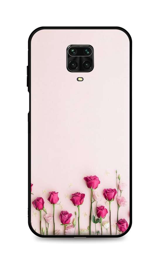 Zadní silikonový kryt DARK na Xiaomi Redmi Note 9 PRO Roses