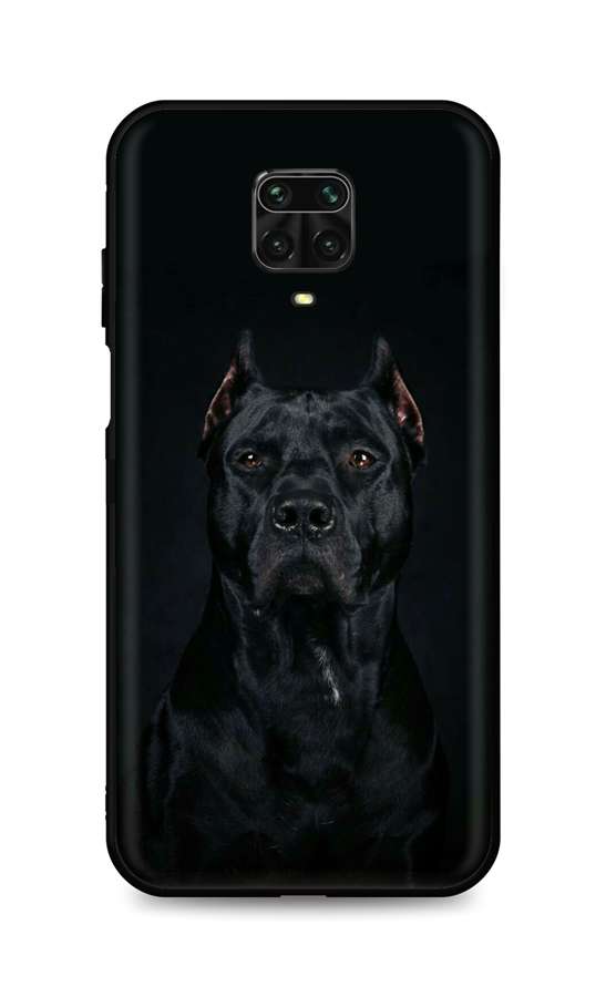 Zadní silikonový kryt DARK na Xiaomi Redmi Note 9 PRO Dark Pitbull