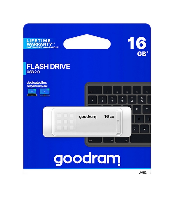 Flash disk GOODRAM UME2 16GB bílý