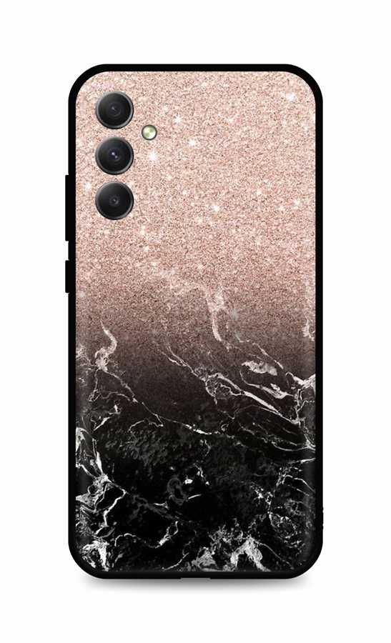 Zadní pevný kryt LUXURY na Samsung A34 Sparkling Marble