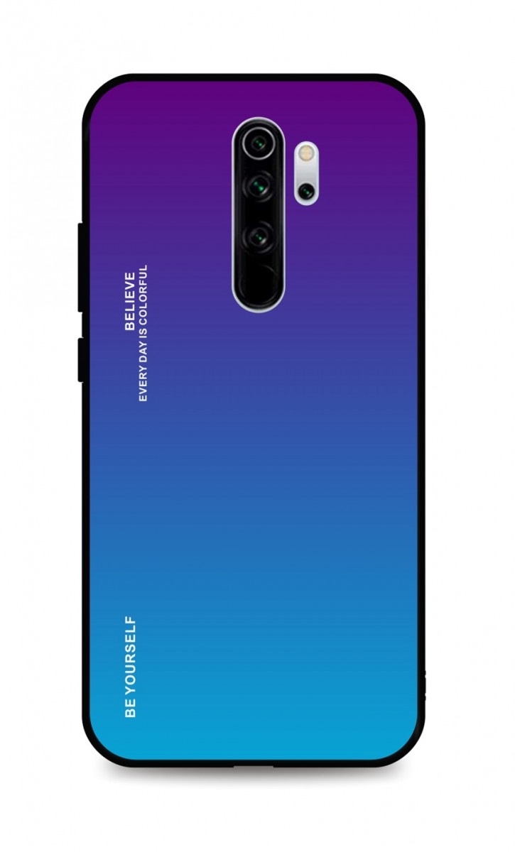 Zadní pevný kryt LUXURY na Xiaomi Redmi Note 8 Pro duhový purpurový