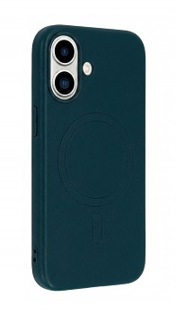 Zadní kryt MagSafe Leather pro iPhone 16 Navy