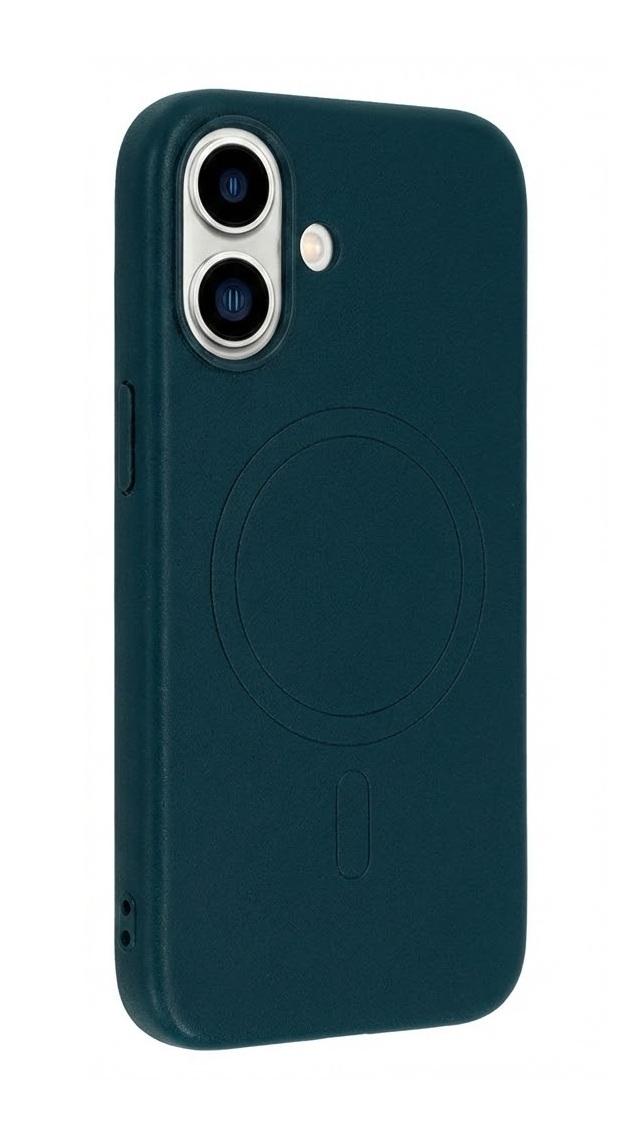 Zadní kryt MagSafe Leather pro iPhone 16 Navy