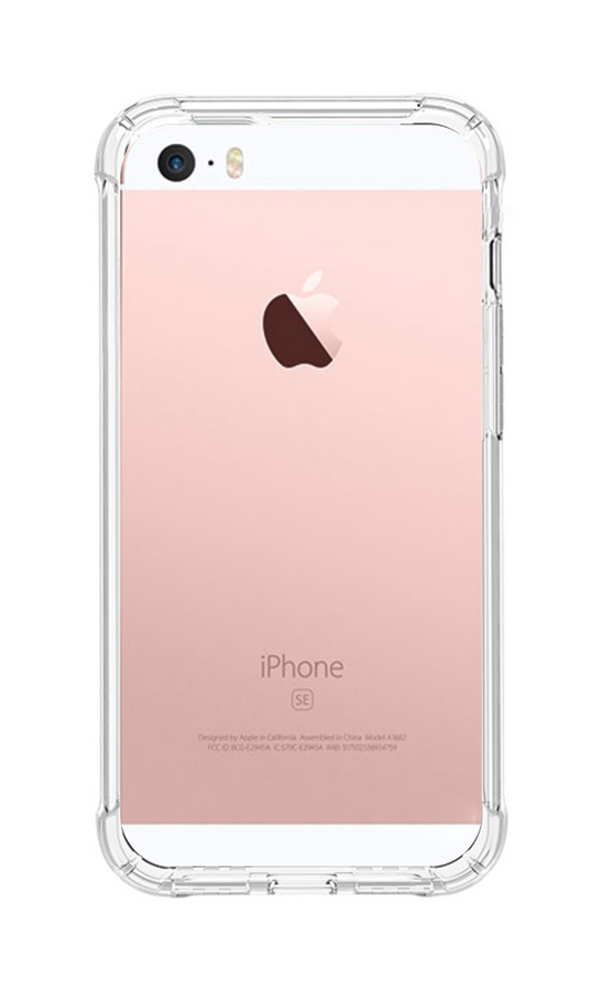 Odolný kryt na iPhone SE - 5 - 5s průhledný