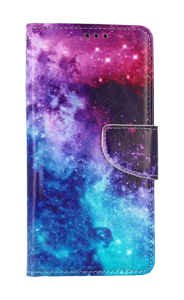 Levně Pouzdro TopQ Xiaomi Redmi Note 13 knížkové Vesmír 121371 (obal neboli kryt na mobil Xiaomi Redmi Note 13)