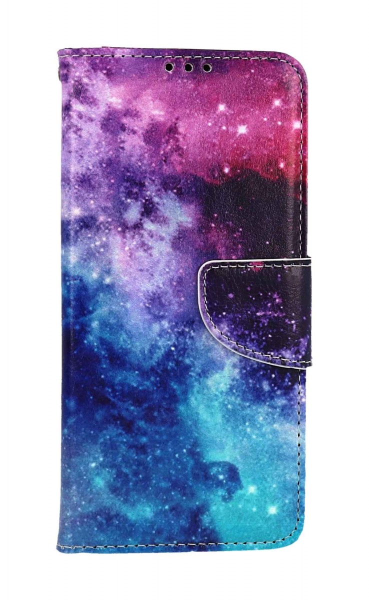 Levně Pouzdro TopQ Xiaomi Redmi Note 13 Pro knížkové Vesmír 121404 (obal neboli kryt na mobil Xiaomi Redmi Note 13 Pro)
