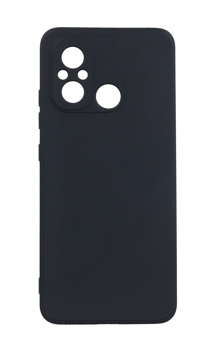 Levně Kryt TopQ Pastel Xiaomi Redmi 12C černý 111422 (pouzdro neboli obal na mobil Xiaomi Redmi 12C)