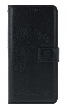 Knížkové pouzdro na Xiaomi Redmi Note 13 Černý strom sovičky