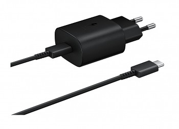 Originální rychlonabíječka Samsung EP-T1510EBE včetně USB-C kabelu EP-DA705BBE černá 15W