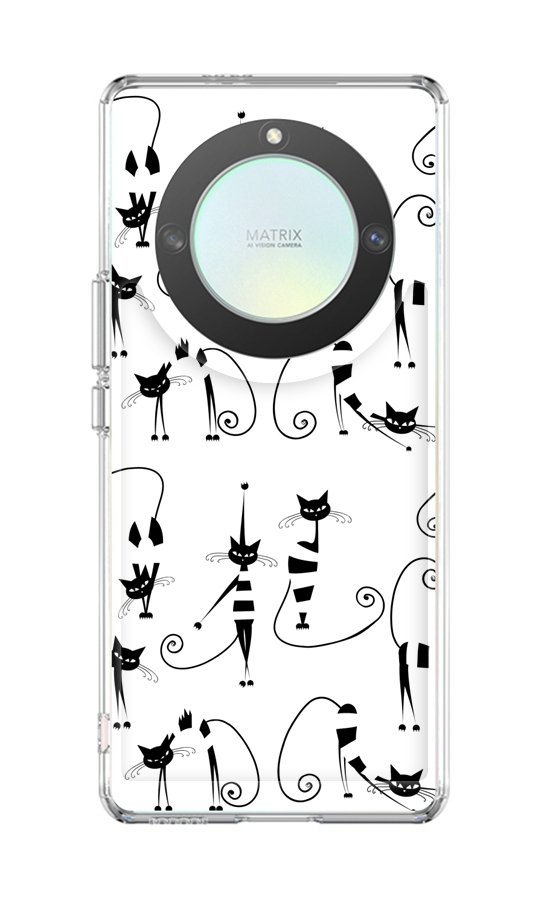 Levně Kryt TopQ Image Honor Magic5 Lite 5G Image pevný Cats 1 121473 (pouzdro neboli obal na mobil Honor Magic5 Lite 5G)