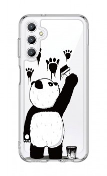Zadní pevný kryt Image na Samsung A14 Rebel Panda