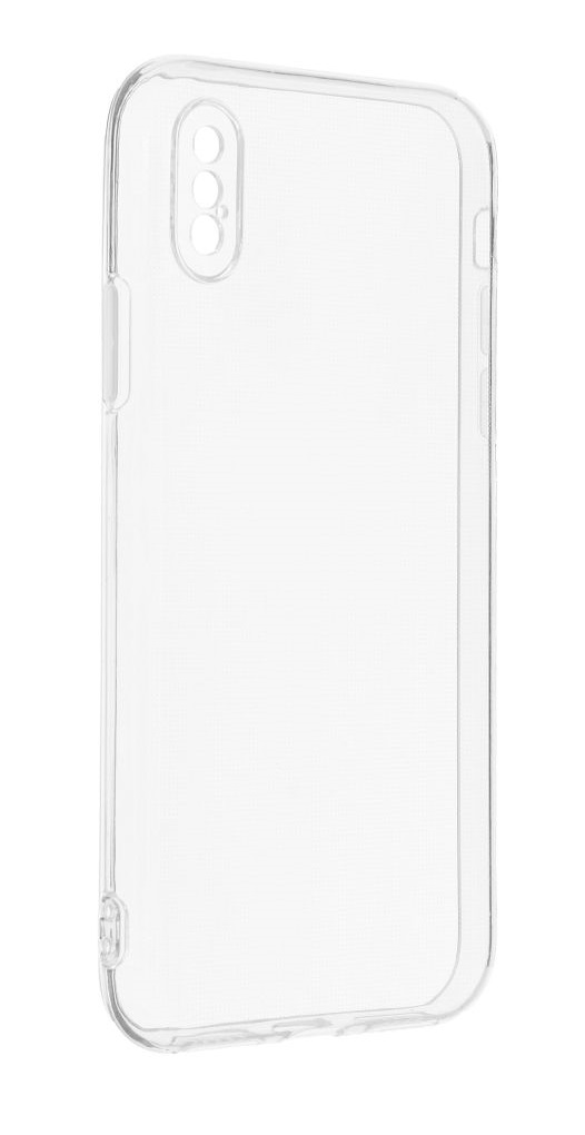 Zadní silikonový kryt na iPhone XS 2 mm průhledný