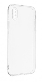 Zadní silikonový kryt na iPhone XS 2 mm průhledný