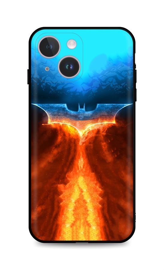 Levně Kryt TopQ iPhone 14 Fiery Batman 81508 (pouzdro neboli obal na mobil iPhone 14)