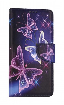 Knížkové pouzdro na Xiaomi Redmi 9A Modré s motýlky