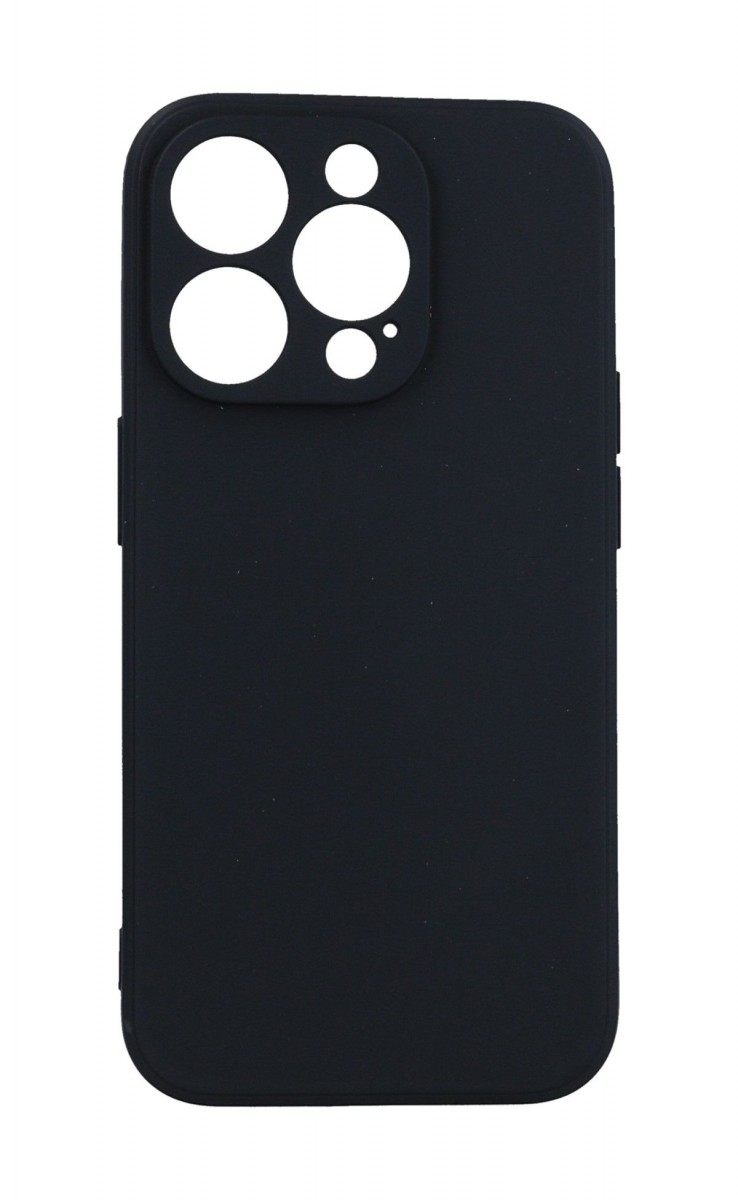 Levně Kryt TopQ Pastel iPhone 15 Pro černý 111533 (pouzdro neboli obal na mobil iPhone 15 Pro)