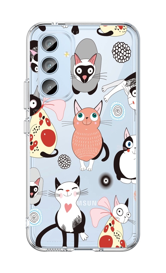 Levně Kryt TopQ Image Samsung A54 5G Image pevný Cats 2 121538 (pouzdro neboli obal na mobil Samsung A54 5G)