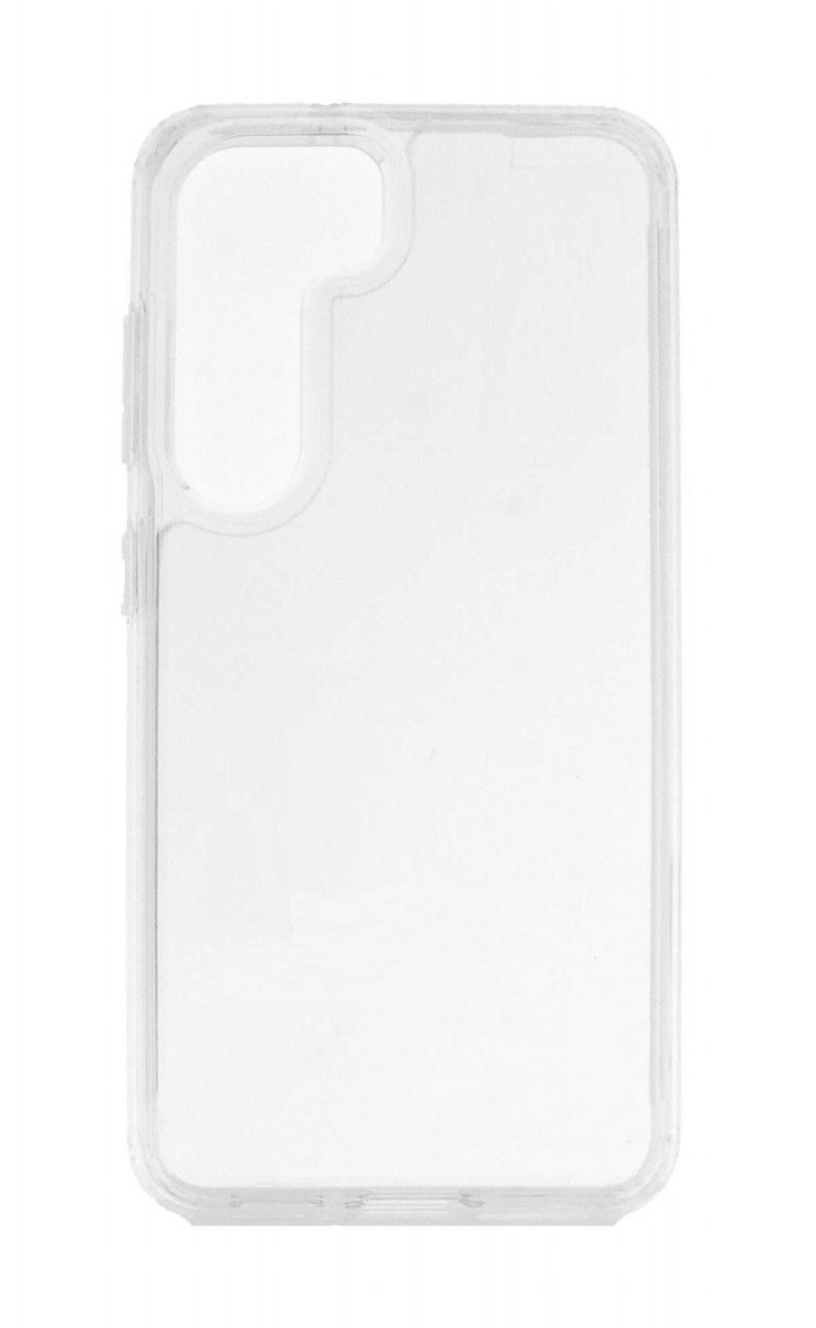 Zadní pevný kryt Super Clear Hybrid na Samsung S23 průhledný