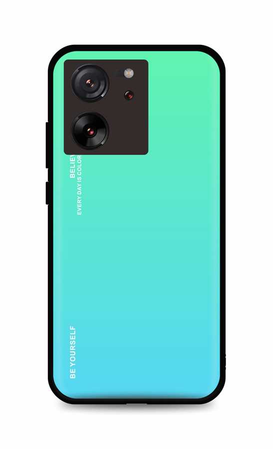 Zadní pevný kryt LUXURY na Xiaomi 13T Pro duhový zelený