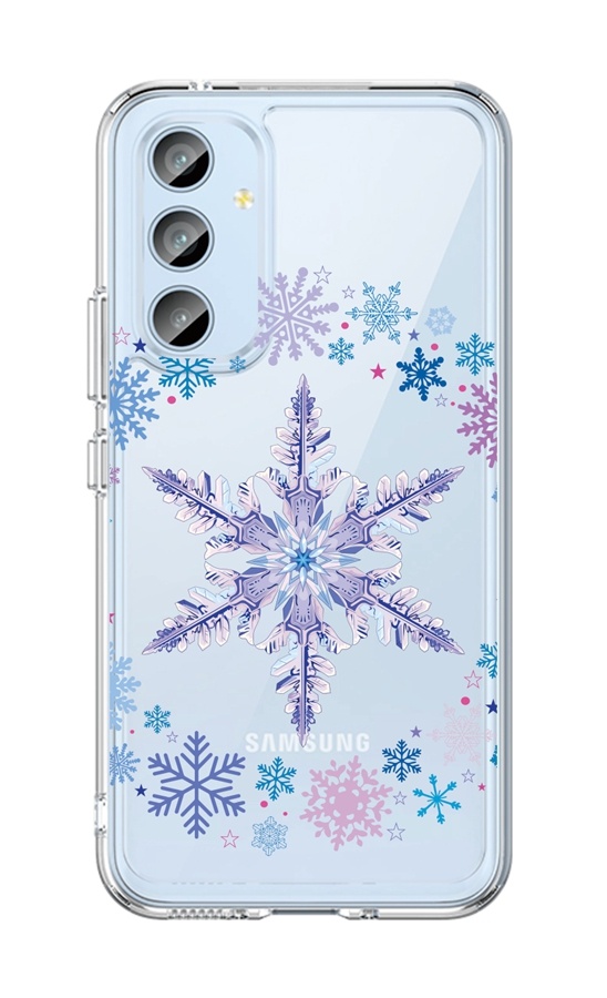 Levně Kryt TopQ Image Samsung A54 5G Image pevný Snowflake 121556 (pouzdro neboli obal na mobil Samsung A54 5G)