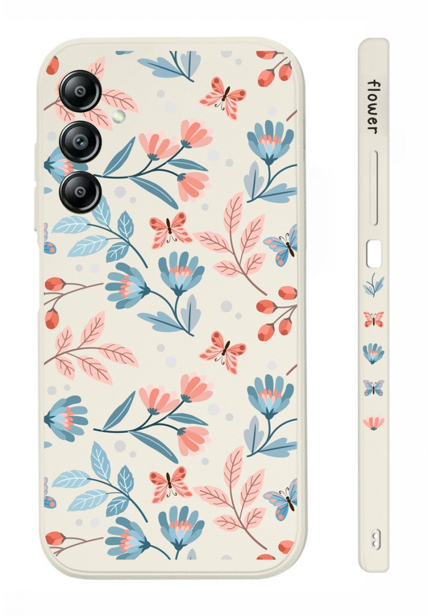 Zadní kryt Design na Samsung A34 Romantické kvítky