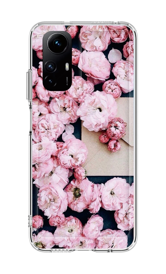 Levně Kryt TopQ Image Xiaomi Redmi Note 12S Image pevný Růžové květy 121579 (pouzdro neboli obal na mobil Xiaomi Redmi Note 12S)